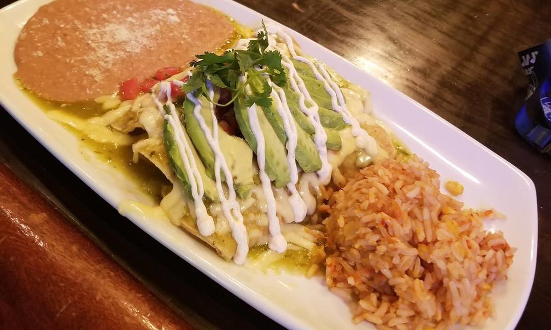 Chatterbox of Long Grove Chicken Enchiladas