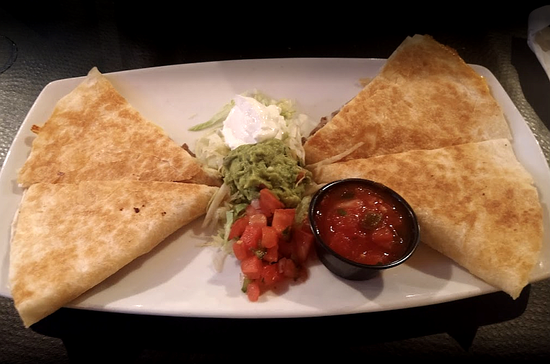 Grilled Cheese Quesadilla, Chatterbox Long Grove