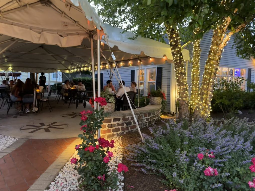 Enjoy our two dog-friendly outdoor patios!